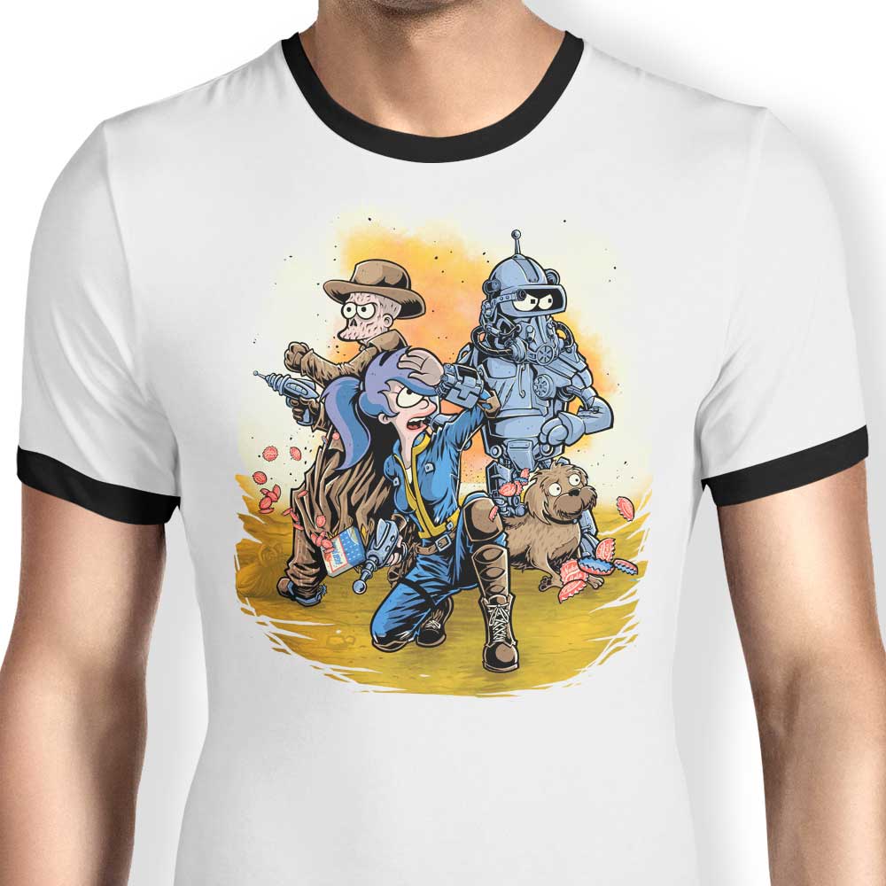 Futuristic Ringer Style T-Shirt by BetMac