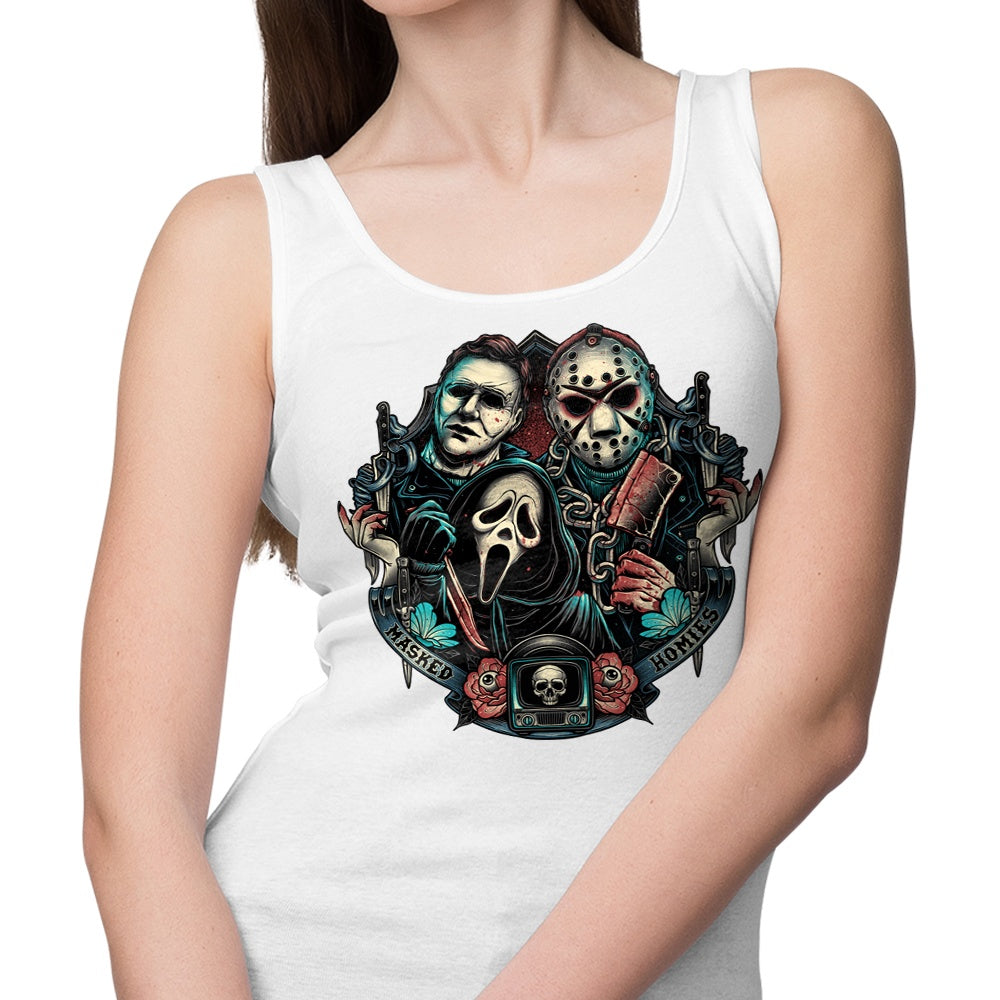 Cool Masked Homies Tank Top for Trendy Wear
