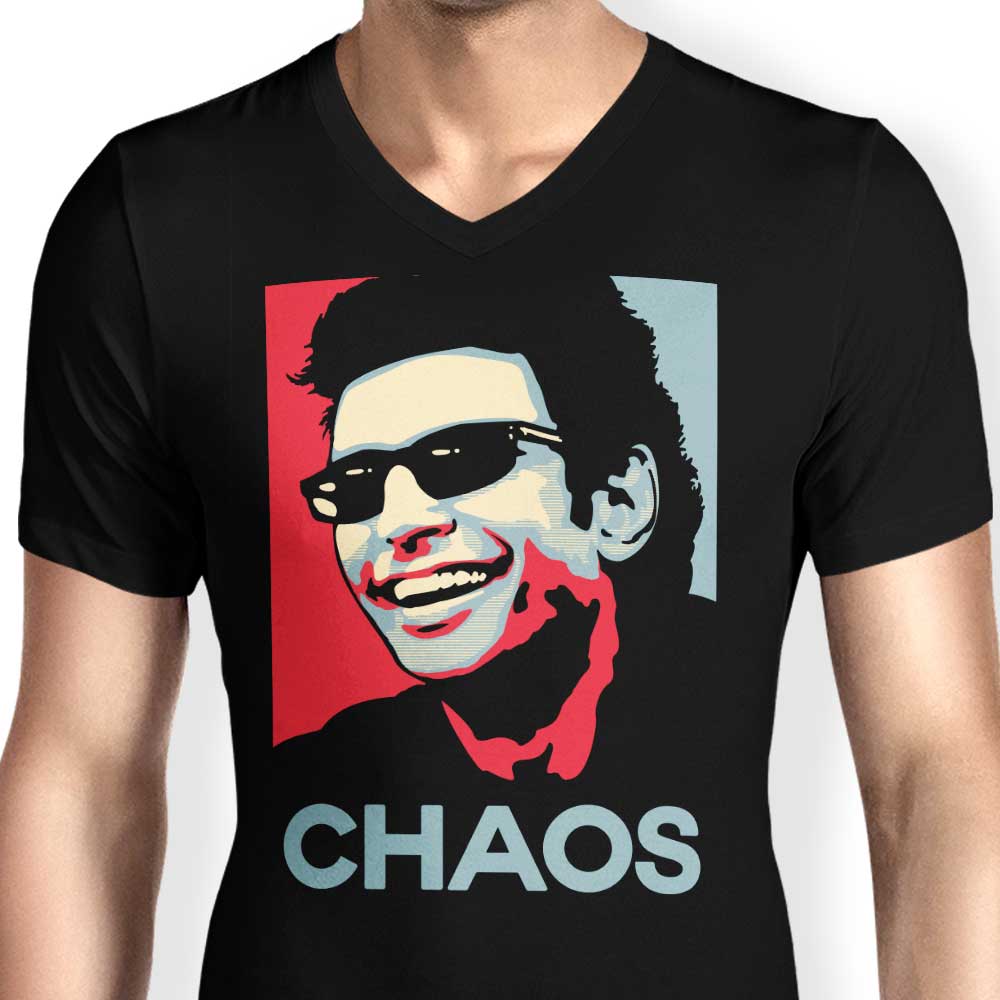 Men's Stylish V-Neck T-shirt - The Chaos Collection
