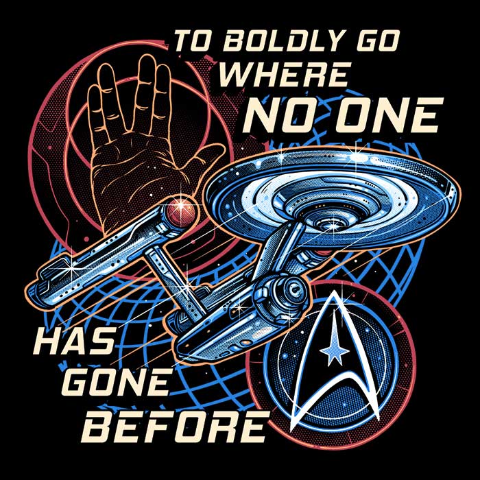 To the Stars Retro Style Ringer T-Shirt for Casual Wear