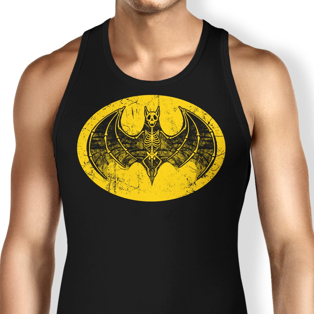 Alemaglia's Soft and Comfortable Skeleton Bat Signal Tank Top