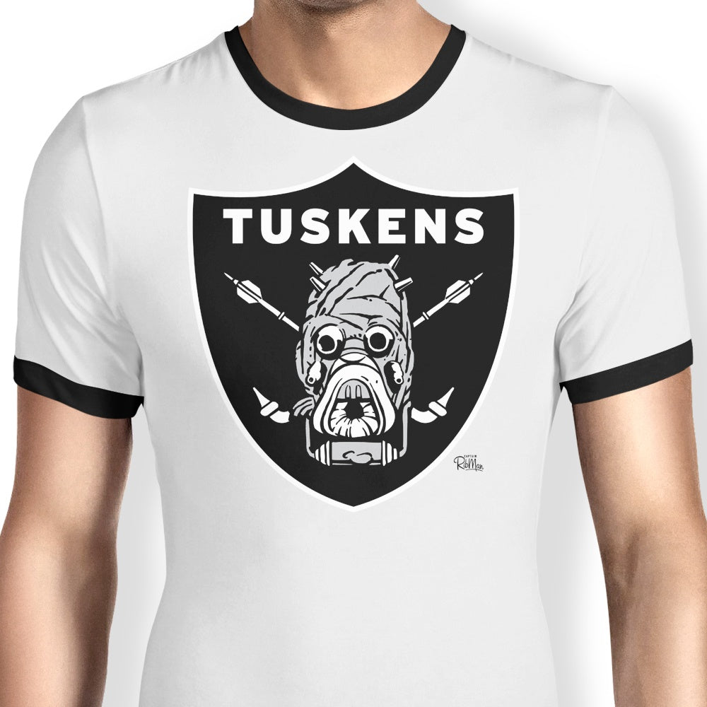 Captain Ribman's Raiders Men's Ringer Style T-Shirt