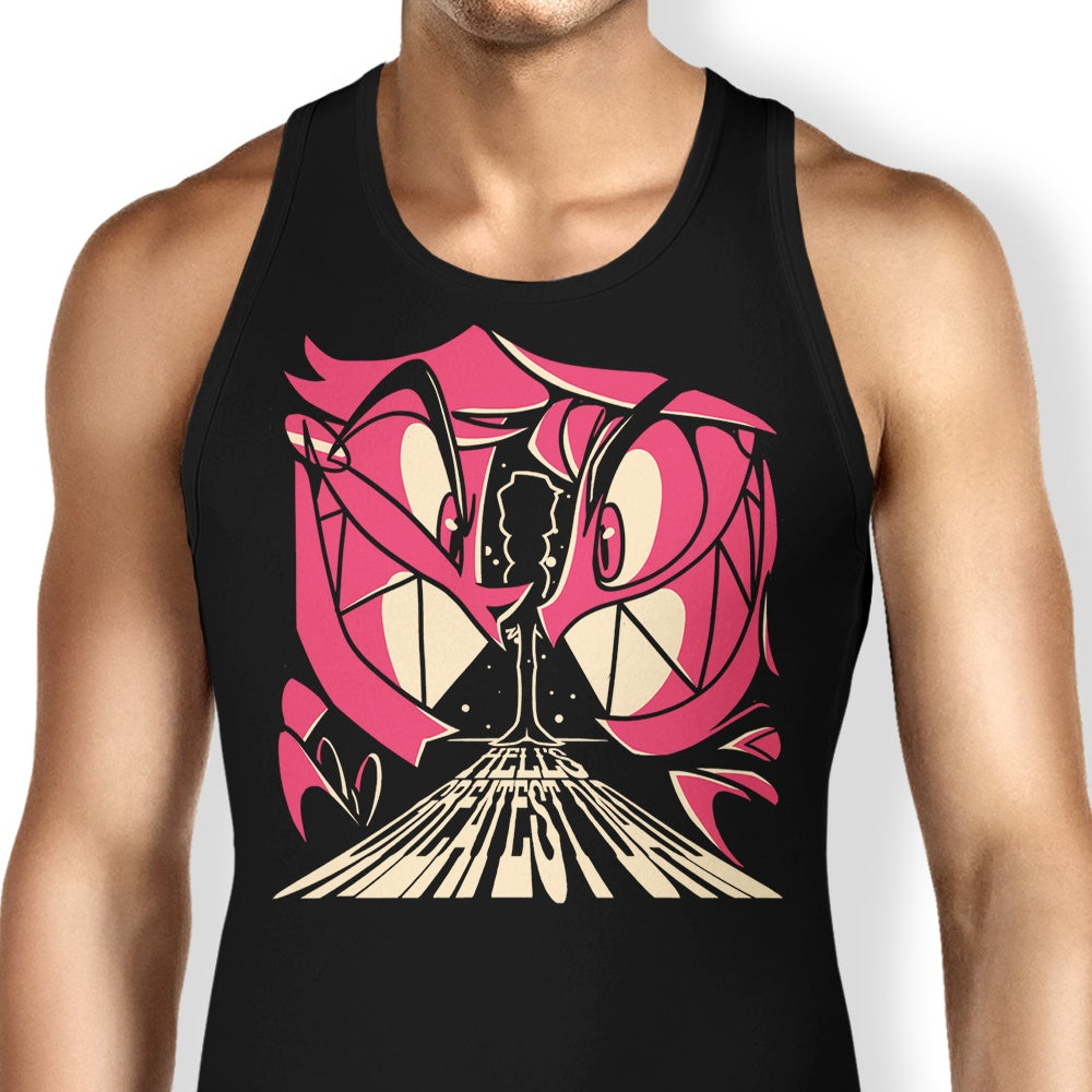 Stylish Hell's Greatest Dad Tank Top for Trendy Dads