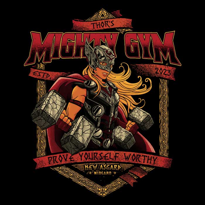 Powerful Mighty Gym Men's High - Quality Apparel