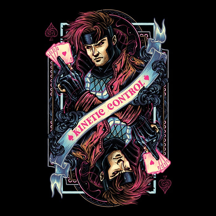 Men's Glitchygorilla Kinetic Control V-Neck T-Shirt