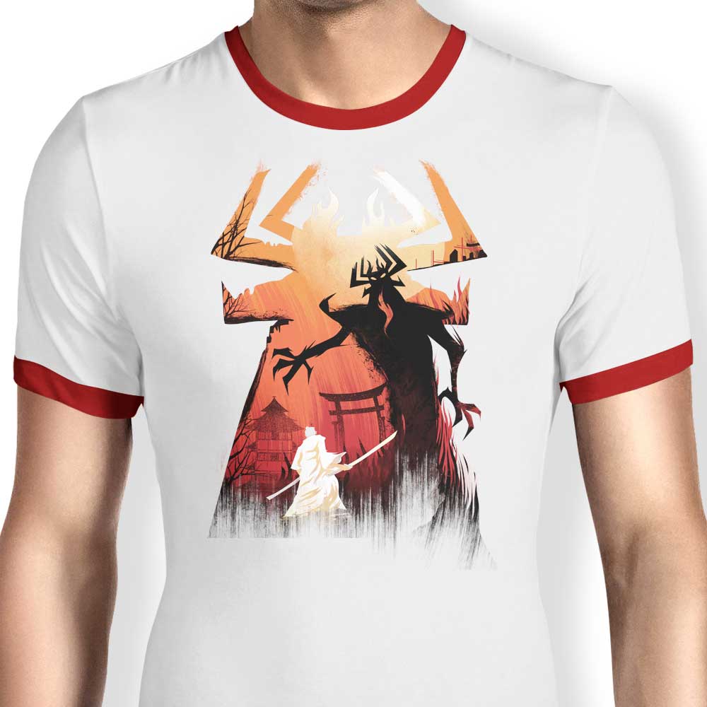Fight Against the Darkness - Stylish Ringer T-Shirt