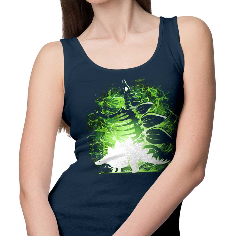 Stylish Stegosaurus Silhouette Tank Top for Trendy Wear