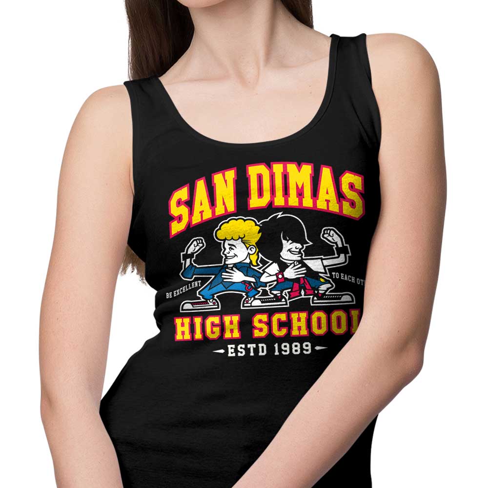 Comfortable San Dimas High School Tank Tops for Men and Women