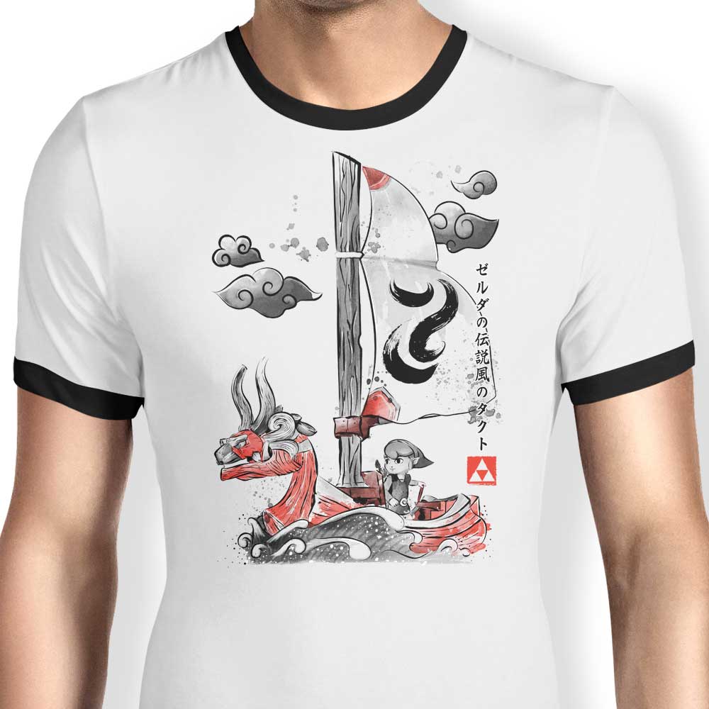Men's Sailing with the Wind Classic Ringer T-Shirt