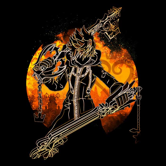 Men's V-Neck T-Shirt with Destiny Orb Design