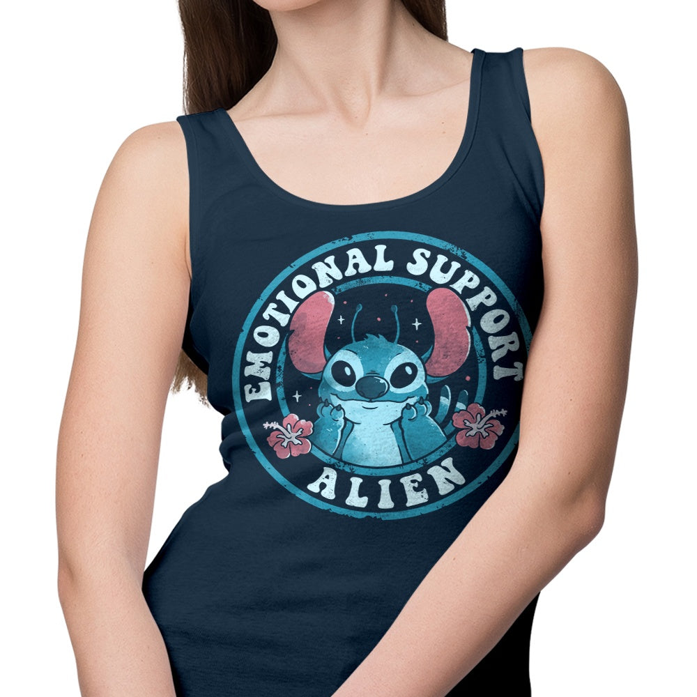 Comforting Emotional Support Alien Tank Top for Ultimate Relaxation