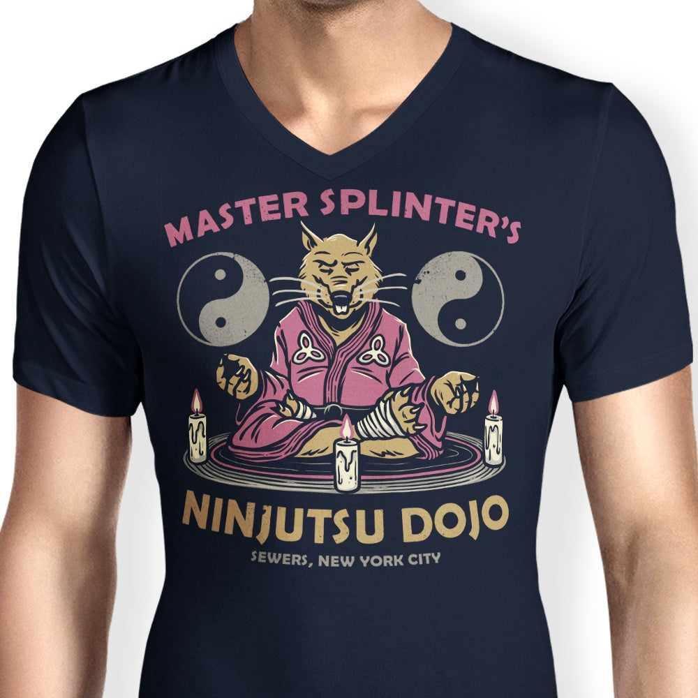 Glitchygorilla's Men's Stylish V-Neck - Splinter's Dojo