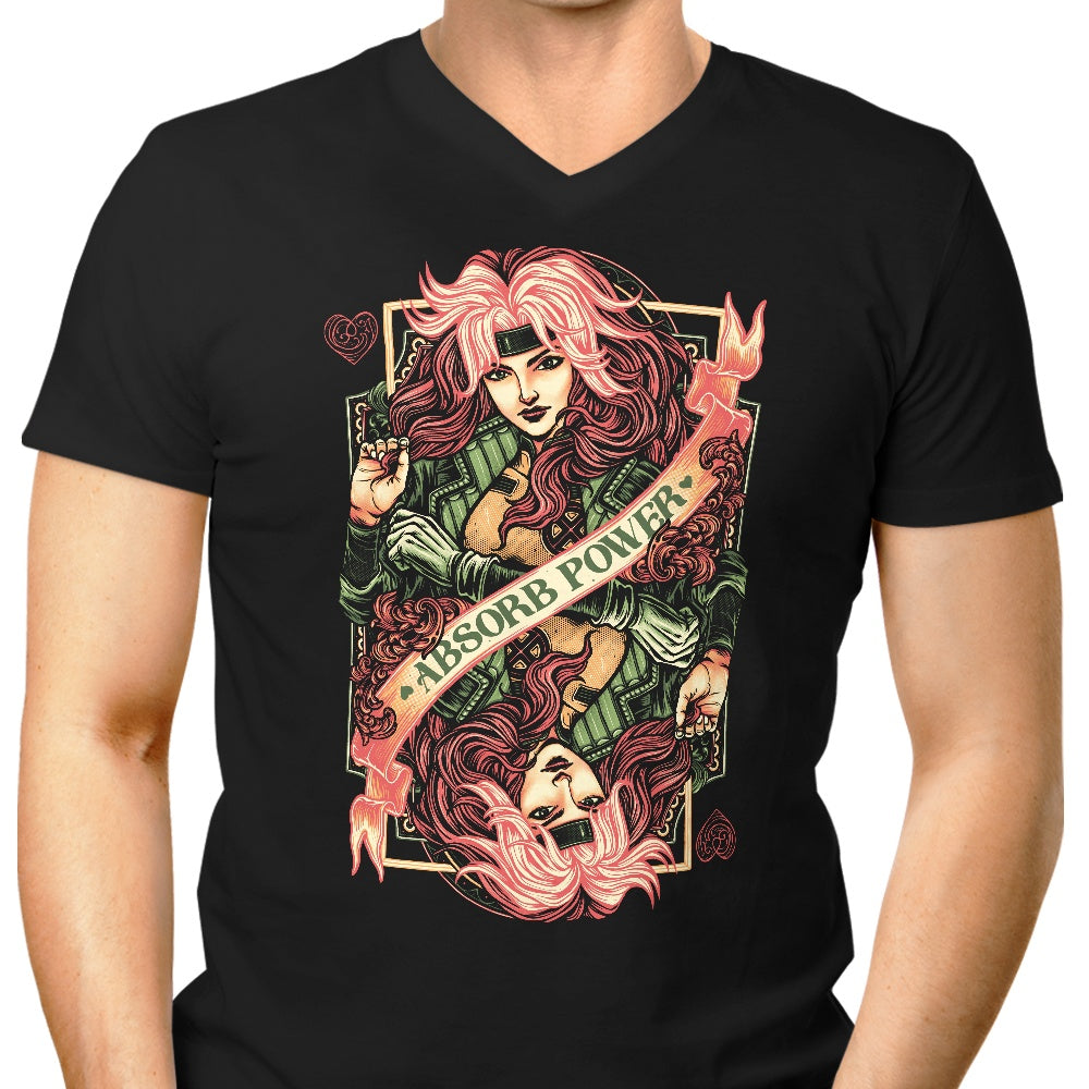 Power - Absorbing Men's V - Neck T - Shirt