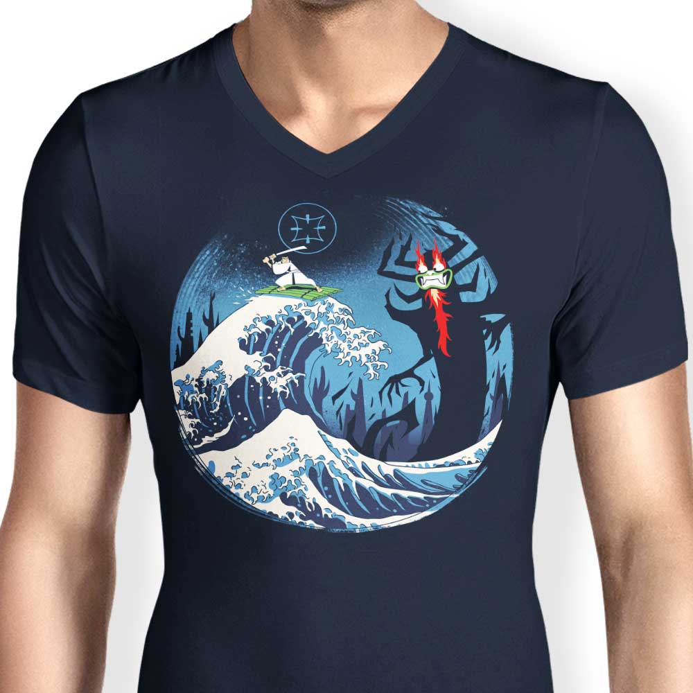 The Epic Battle - Men's Stylish V-Neck T-Shirt
