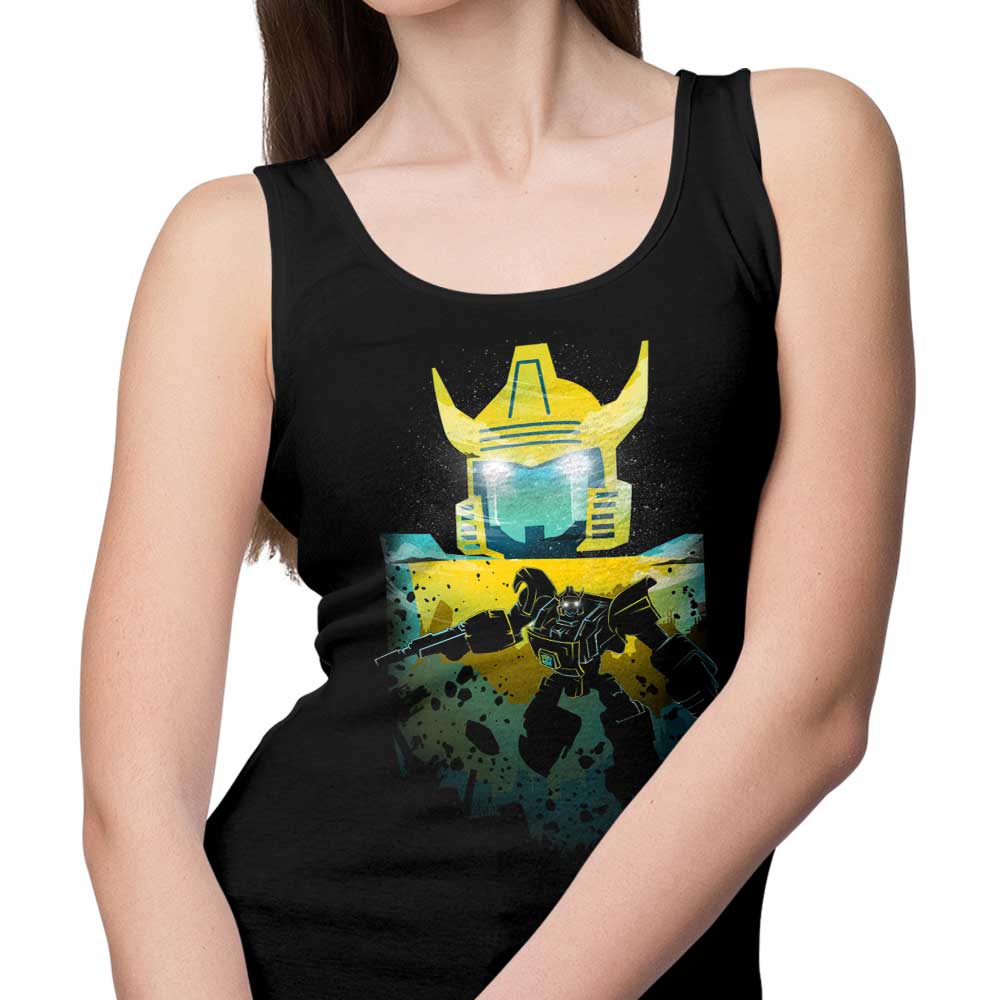 Donnie Illustrations' Bumble Landscape Design Men's and Women's Unisex Tank Top