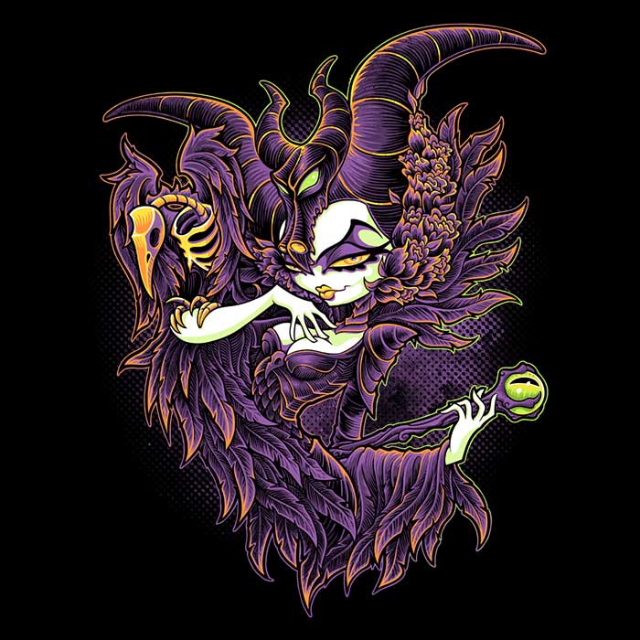 Jehsee's Men's Malevolent Gaze Stylish Ringer T - Shirt