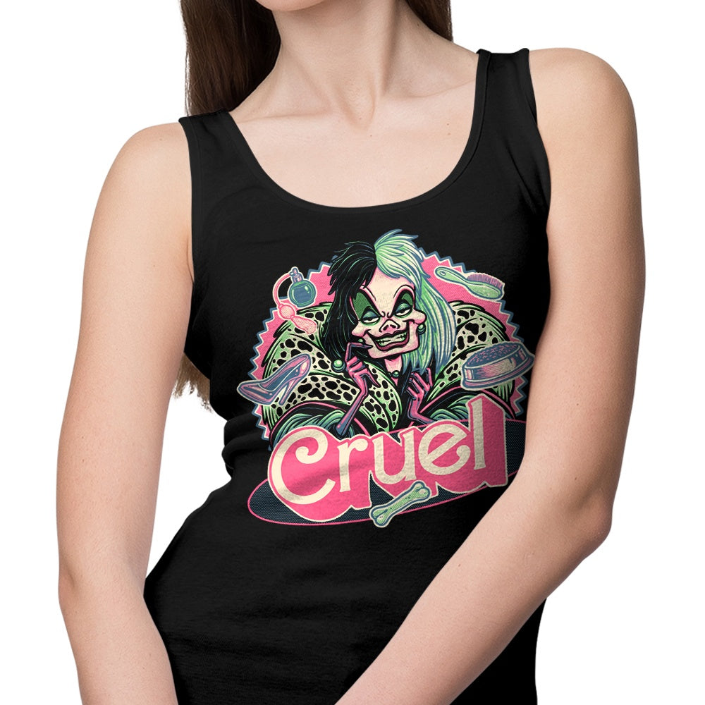 Glitchygorilla's Edgy Cruel Lady Tank Top for Fashion Enthusiasts