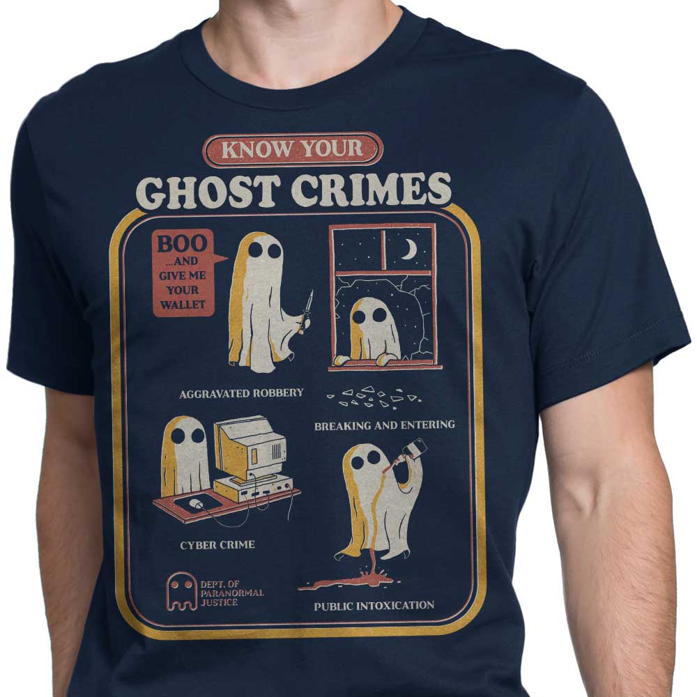 Ghost Crimes Stylish Men's Apparel - T-Shirts in Various Sizes