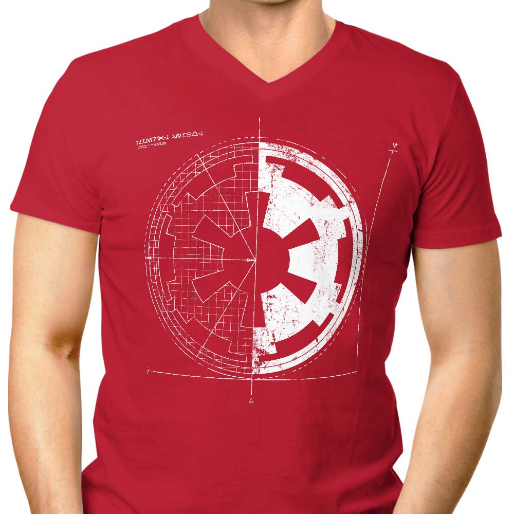 Empire Blueprint - Stylish Men's V-Neck Tee
