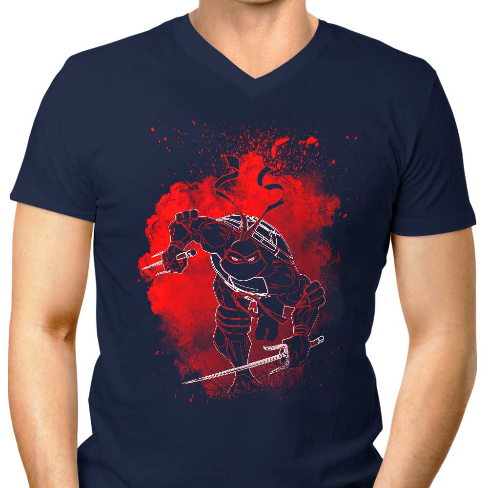 Men's Alternative V-Neck with 'Soul of the Sais' Design