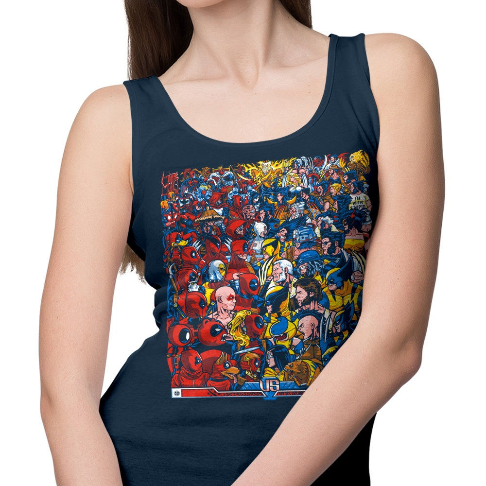Swords and Claws-themed Men's and Women's Tank Top for Fashion Enthusiasts
