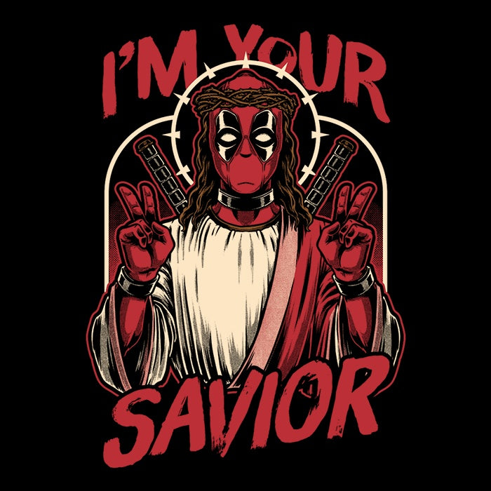 Studio Mootant's I'm Your Savior Stylish Ringer T-Shirt for Fashion Lovers