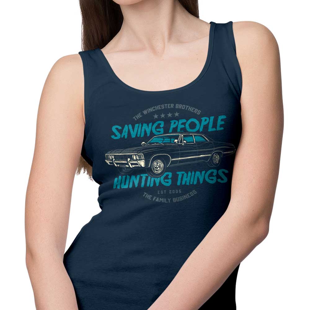 Glitchygorilla's Comfortable Family Car Tank Top
