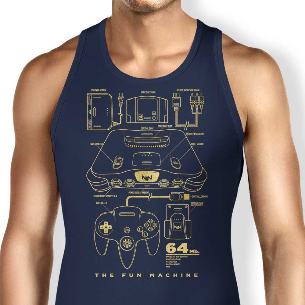 64-Bit Men's Tank Top for Stylish Wear