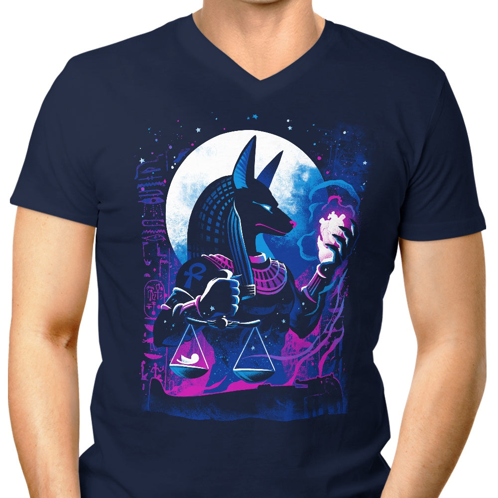 Alemaglia Men's V-Neck 'Lord of the Underworld' T-Shirt