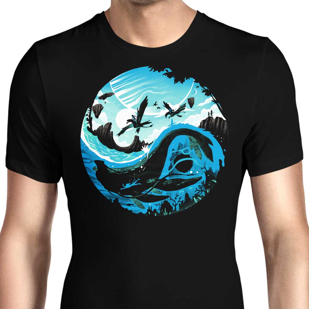 Water Yin - Yang Men's Clothing Collection: T - Shirts and Premium T - Shirts