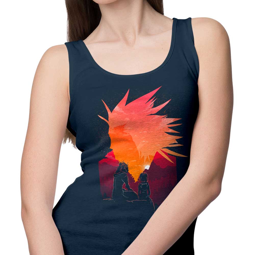 Flurry Landscape Print Men's and Women's Comfortable Tank Top
