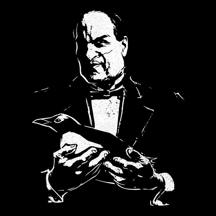 Fitas Artwork's Stylish Men's V-Neck Penguinfather Shirt