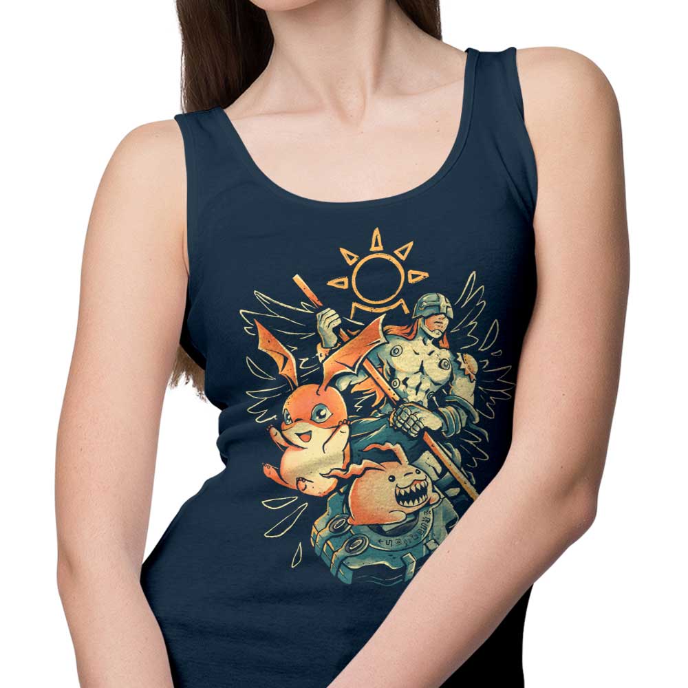Edu.ely's Digital Hamster Evolution-themed Tank Top for Fashionable Wear