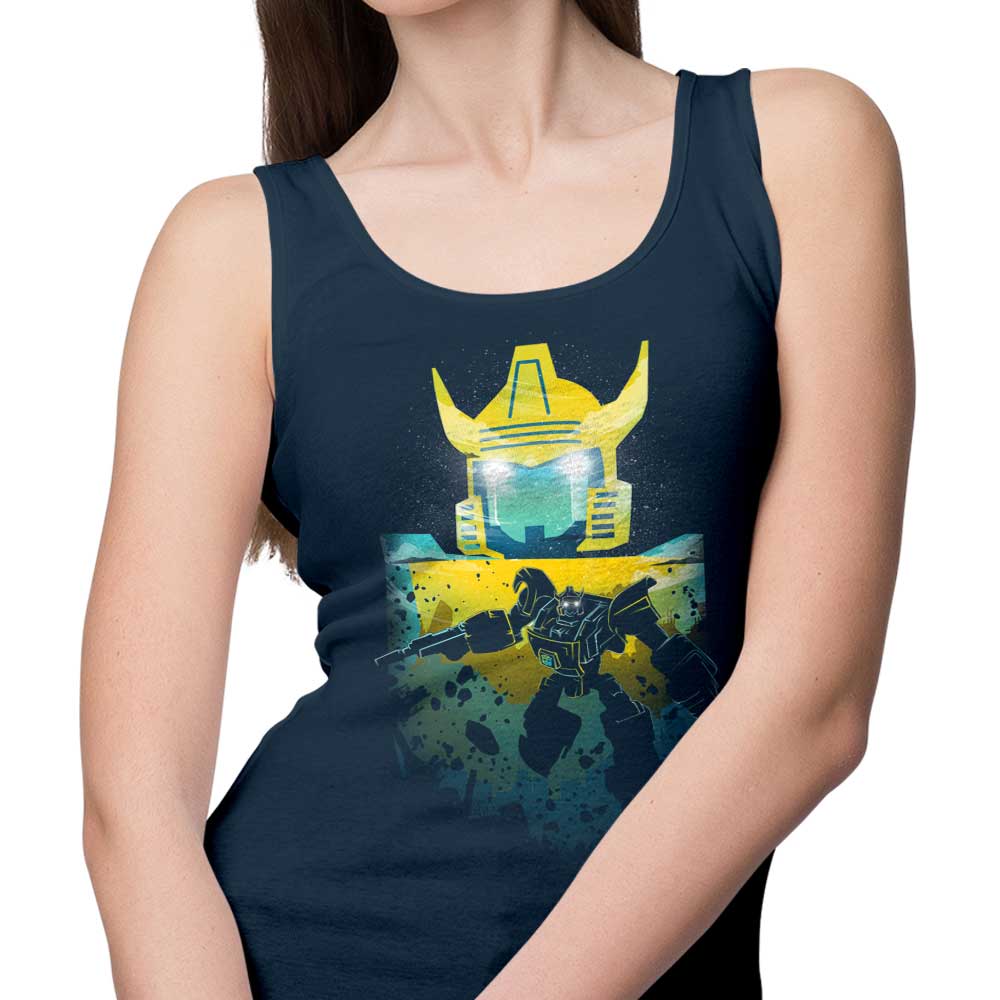 Donnie Illustrations' Bumble Landscape Design Men's and Women's Unisex Tank Top