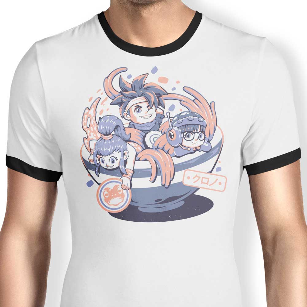 Chrono Bowl Ringer Style Men's T-Shirt