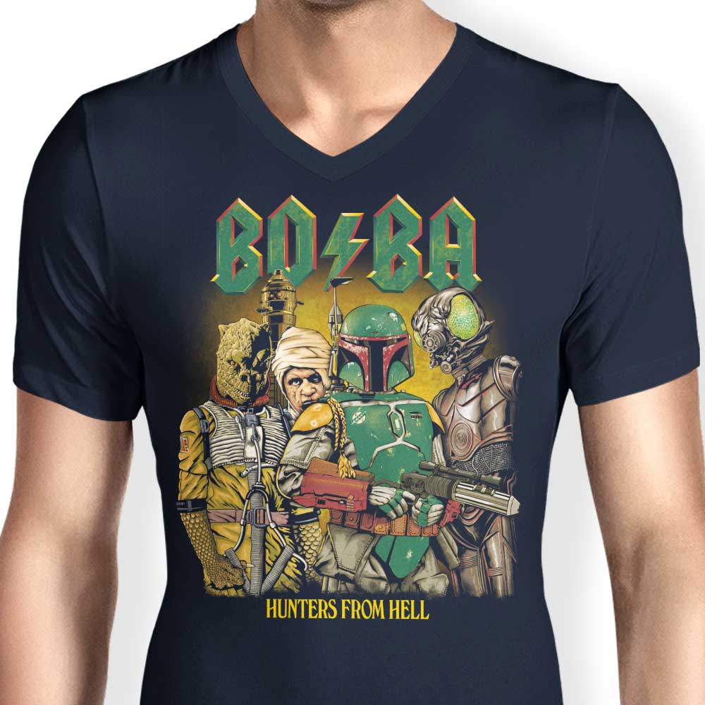 Hellish Hunters - Men's Stylish V-Neck T-Shirt