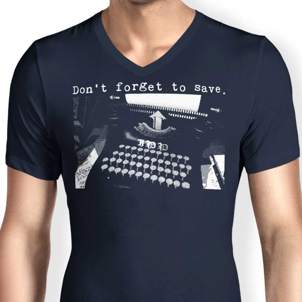 Must - Save Men's V - Neck T - Shirt
