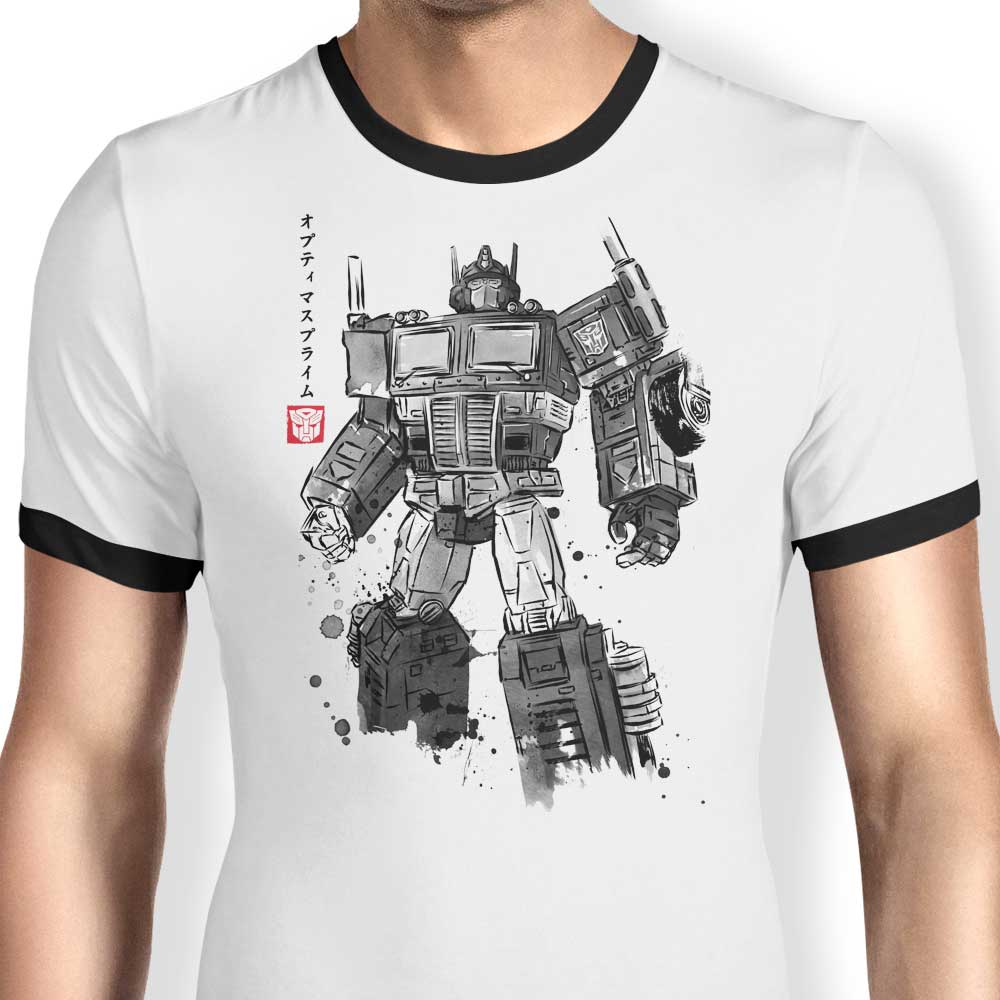 Convoy Sumi - e Stylish Ringer T - Shirt for Fashion Lovers
