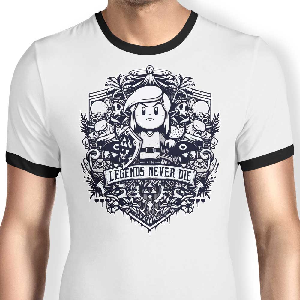 StudioM6's Awakening Legends Men's Ringer Style T-Shirt for Casual Wear