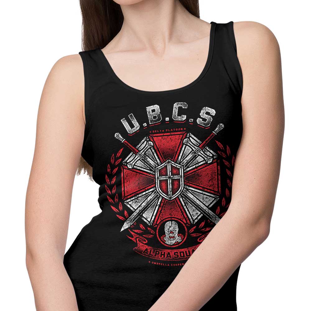 Comfortable Alpha Squad Unisex and Women's Tank Tops