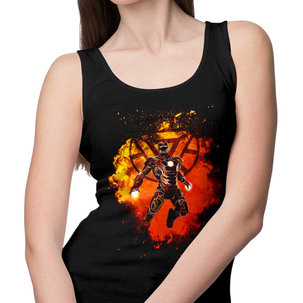 Donnie Illustrations' Soul of the Genius Men's and Women's Comfortable Tank Tops
