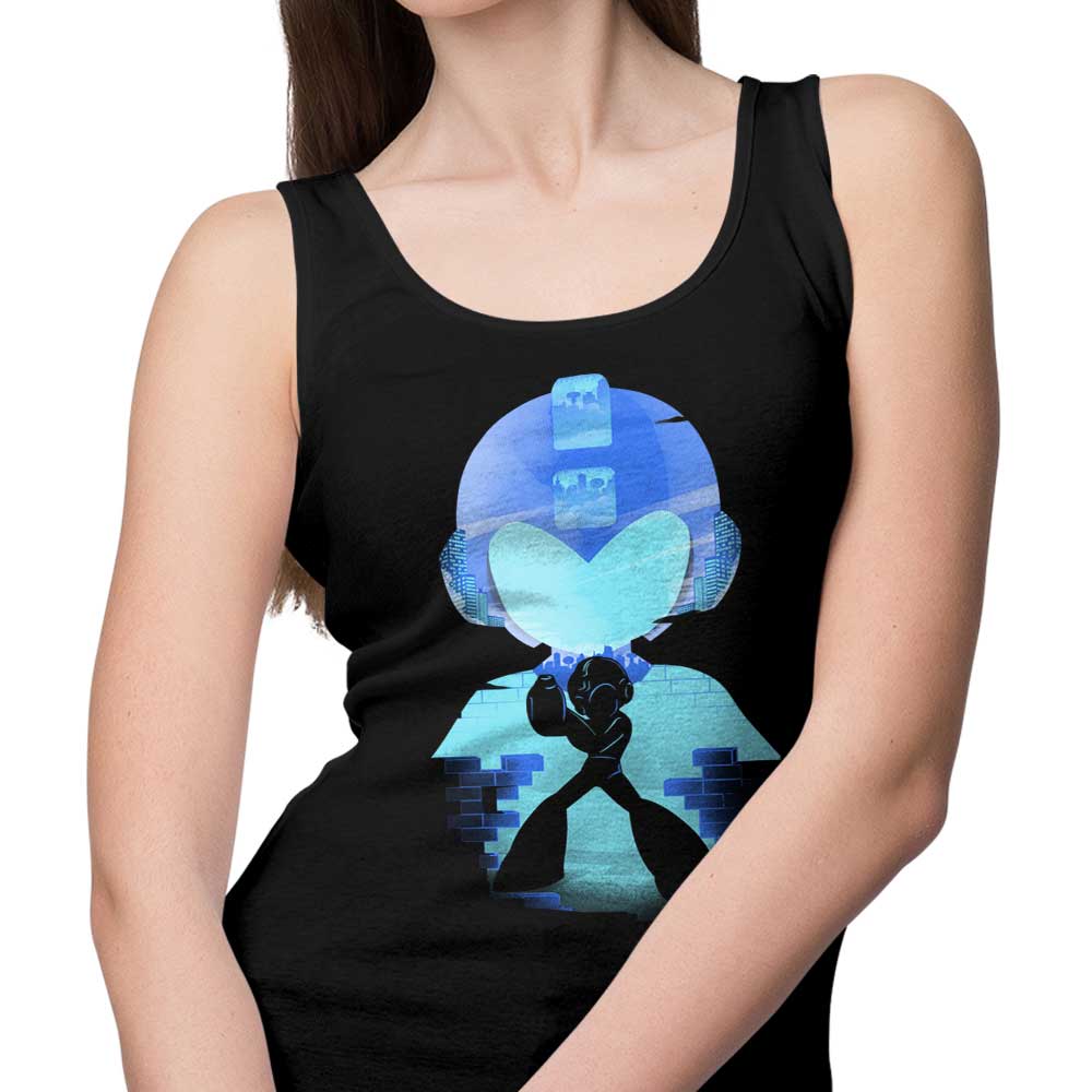 Donnie Illustrations' Soft and Comfortable Blue Bomber Tank Tops